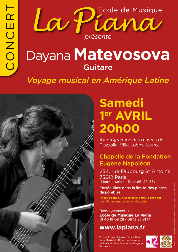 Dayana MATEVOSOVA Guitare